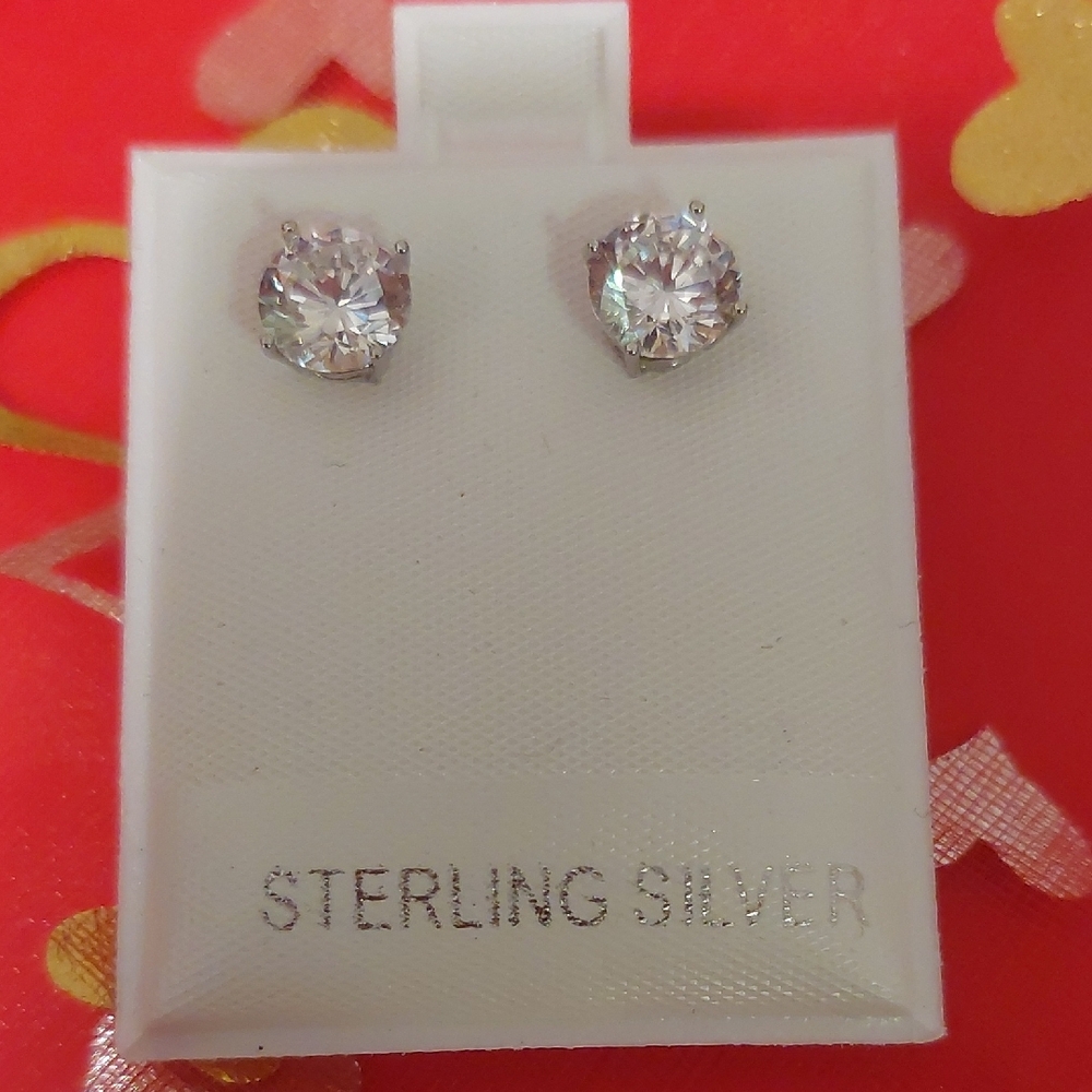 Sterling Silver Stud Earrings